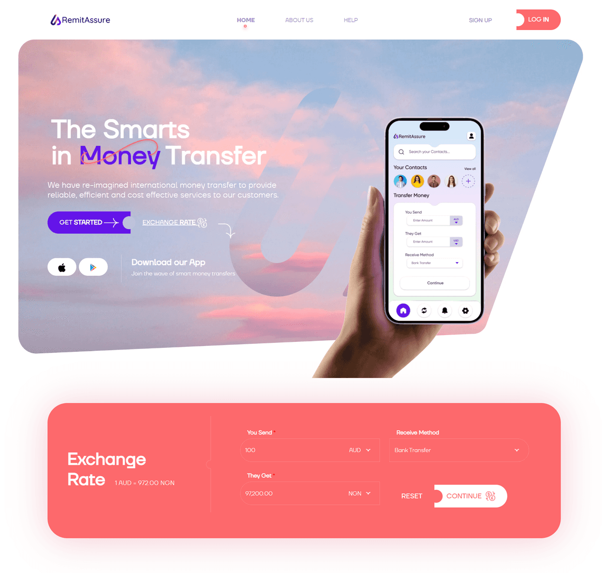 Remit Assure dashboard